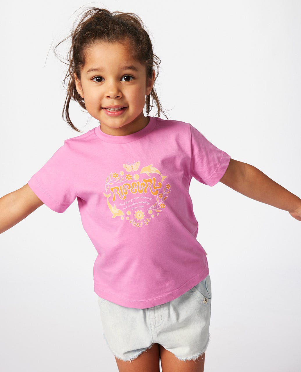 Rip Curl | Rainbow Logo Tee-Girl (1-8 years)