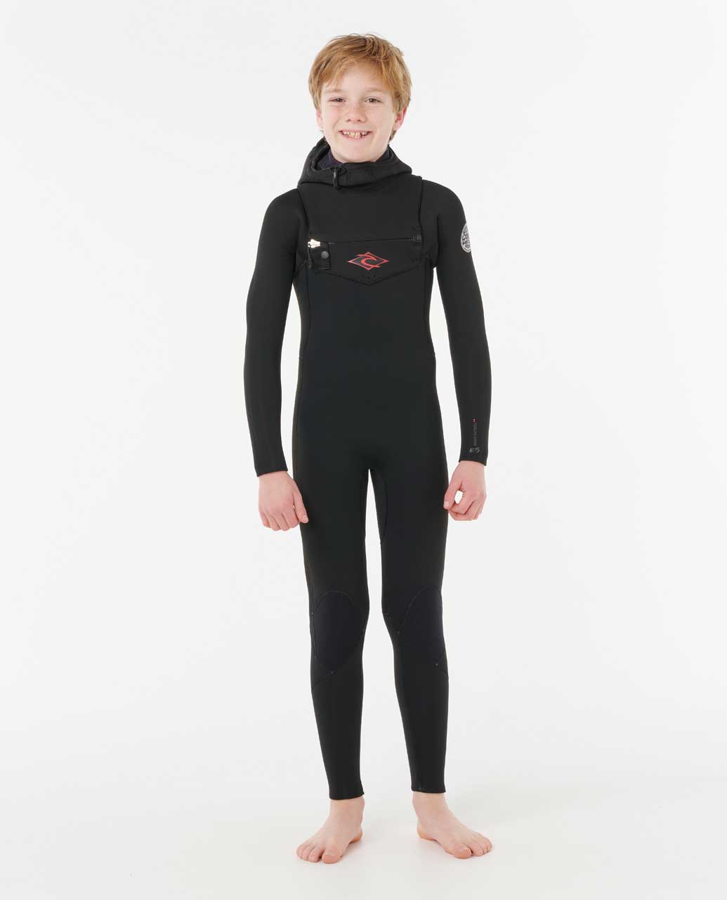 Rip Curl | Kids Dawn Patrol 5/4 Chest Zip Hooded Fullsuit Wetsuit