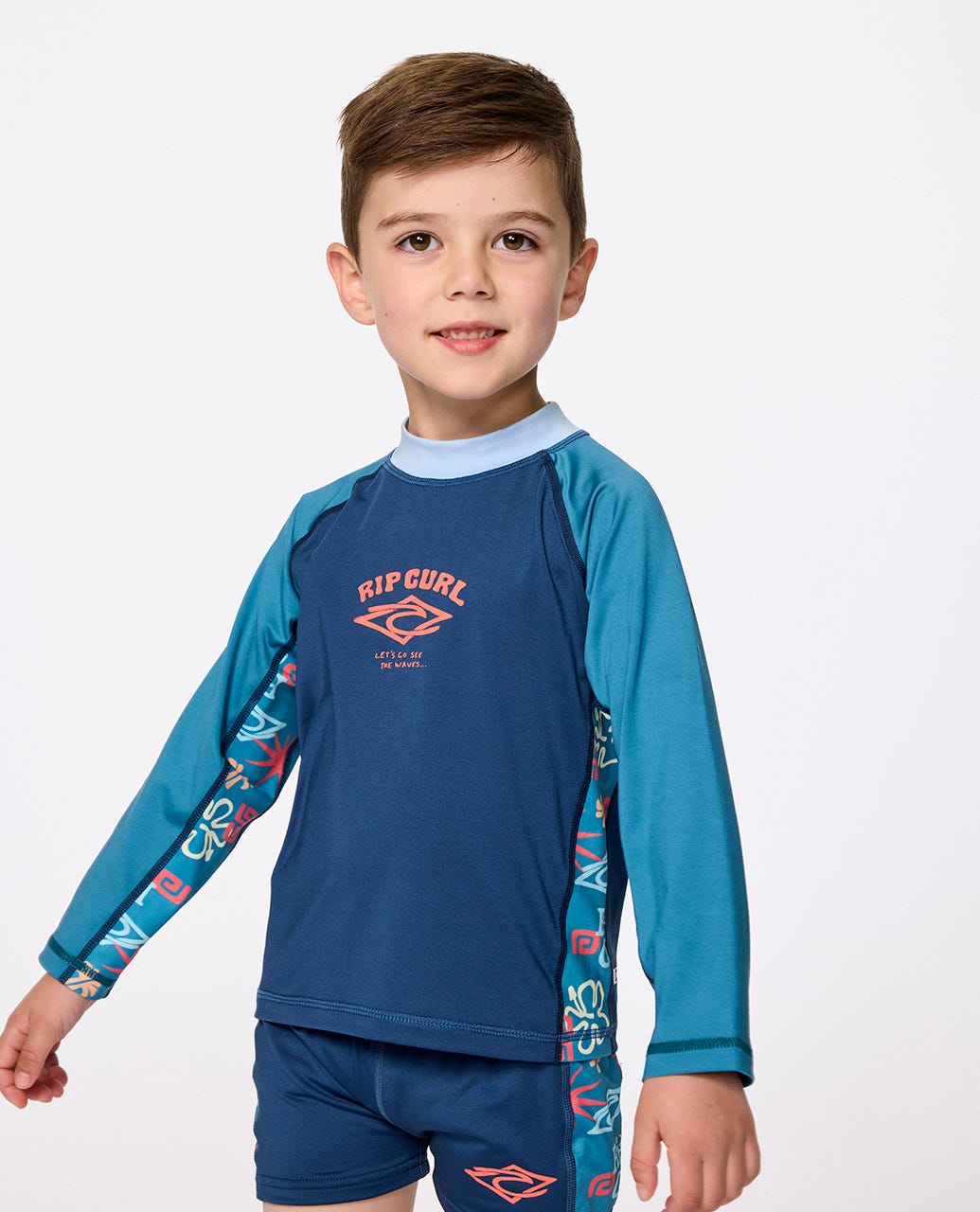 Rip Curl | Wave Dayz 2 Piece Swimsuit Set - Boys (1-8 years)