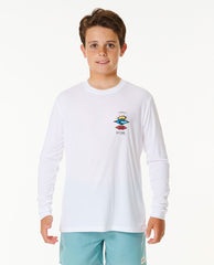 Rip Curl | Icons Surflite UV Long Sleeve Rash Vest - Boys (8-16 years)